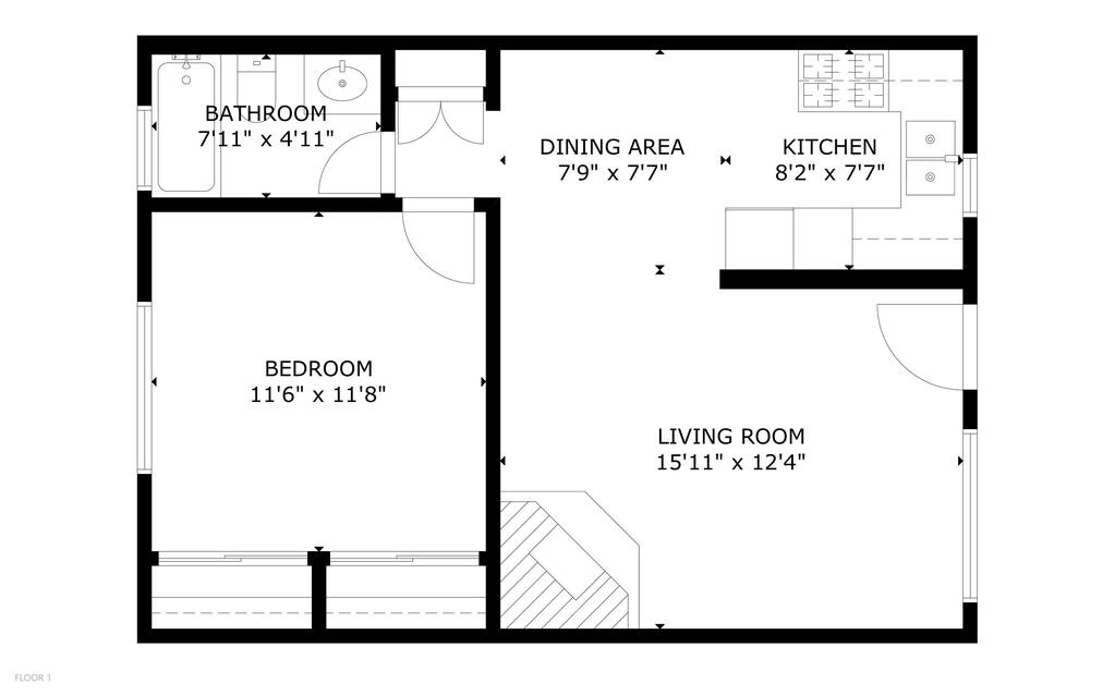 1 Bedroom Unit