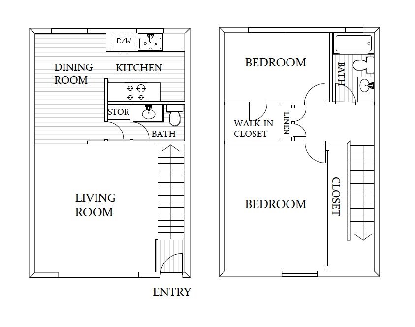 2 Bed + 2 Bath
