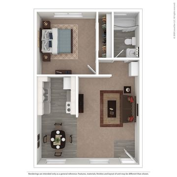 1 Bedroom A